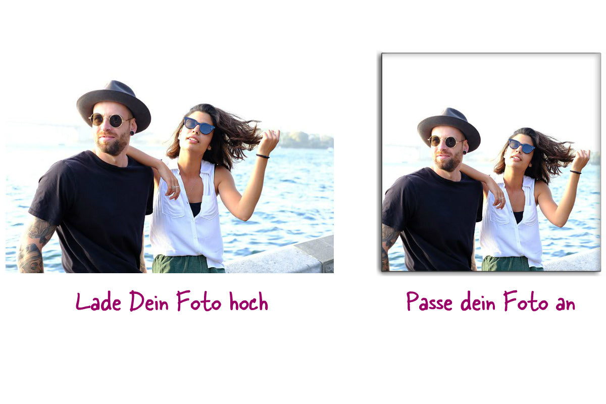 9x hochwertige, handgefertigte Magnete mit Deinen schönsten Momenten